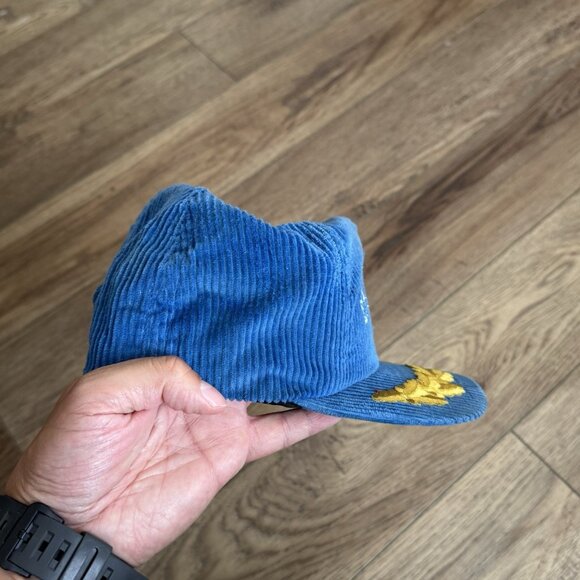 Vintage Prince Chrysler Corduroy Trucker Snapback Hat - Picture 3 of 7